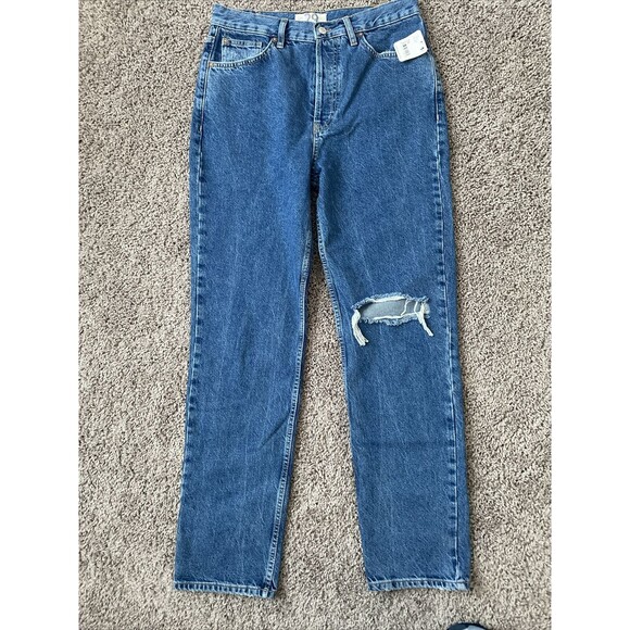 Free People Denim - Free People We The Free The Lasso Jeans in Sapphire Blue Size 29 New MRSP $98